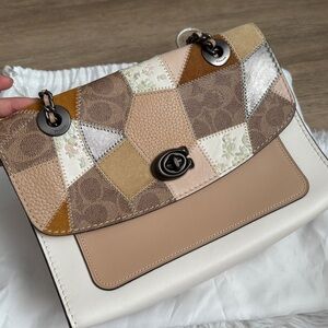 Coach Patchwork Leather Chain Shoulder Bag | MSRP $450 | Dust Bag